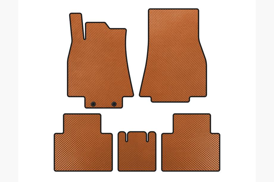 Mercedes B-class W245 2005-2011 рр. Килимки EVA (Помаранчевий) Image