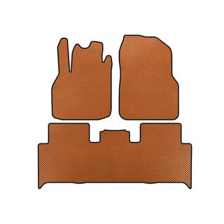 Килимки EVA (2 ряди, Помаранчевий) Renault Scenic/Grand 2003-2009 рр.