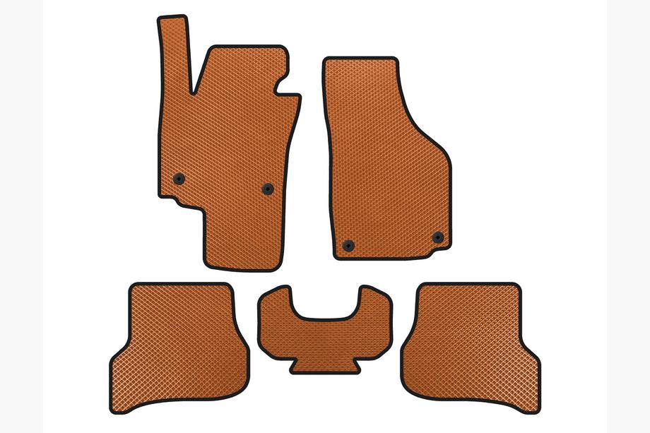 Seat Altea 2004-2015 рр. Килимки EVA (Помаранчевий) Image