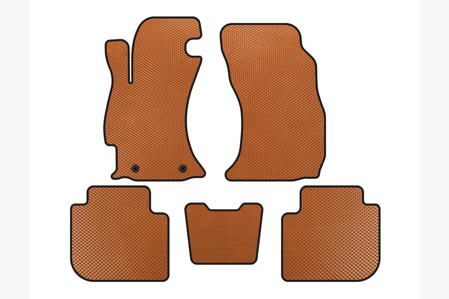 Subaru Forester 2013-2018 рр. Килимки EVA (2013-2017, Помаранчевий) Image