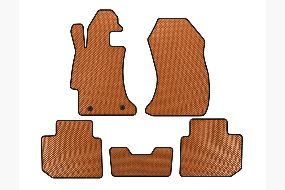 Subaru Impreza 2011-2016 рр. Килимки EVA (SD, Помаранчевий) Image