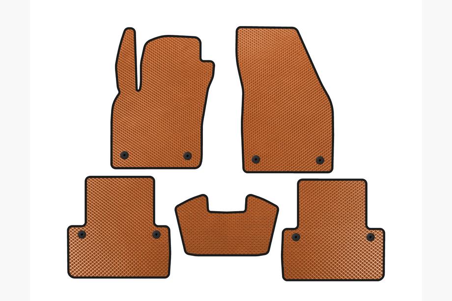 Volvo V50 2004-2012 рр. Килимки EVA (2007-2012, SW, Помаранчевий) Image