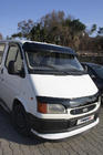 Ford Transit 1991-2000 рр. Козирьок на лобове скло (чорний глянець, 5мм) фото 7