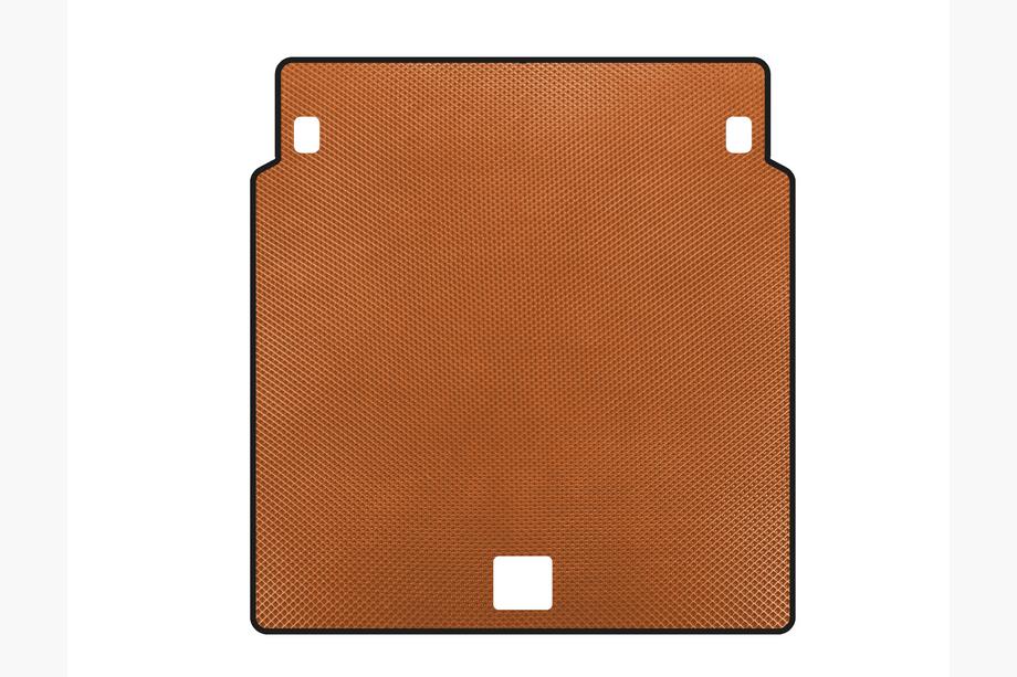 Porsche Panamera 2009-2016 рр. Килимок в багажник EVA (2009-2013, Купе, 4-х дверний, Помаранчевий) Image