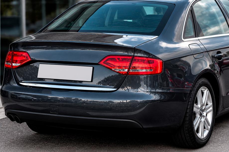 Audi A4 B8 2007-2015 рр. Кромка багажника (sedan, нерж.) OmsaLine - Італійська нержавійка Фото 1