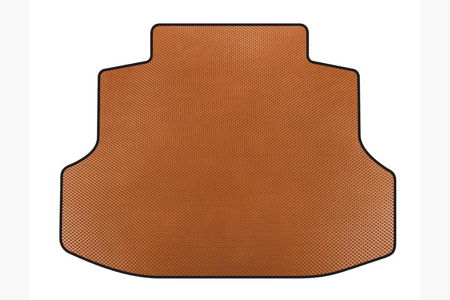 Honda Civic Sedan VII 2001-2006 рр. Килимок в багажник (SD, Помаранчевий) Image