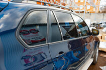 BMW X5 E70 2007-2013 рр. Молдинги стійок дверних (нерж.) фото 3