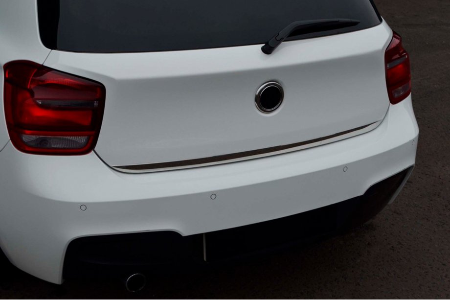 BMW 1 серія F20/F21 2011-2019 рр. Кромка багажника (нерж.) Фото 8