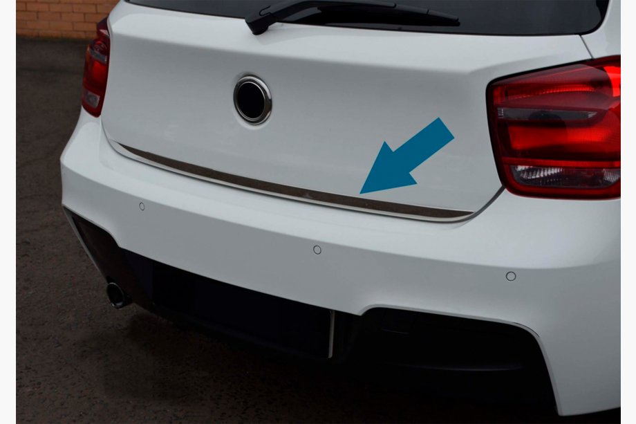 BMW 1 серія F20/F21 2011-2019 рр. Кромка багажника (нерж.) Фото 3