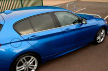 BMW 1 серія F20/F21 2011-2019 рр. Молдинг скла (нерж.) фото 1