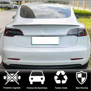Спойлер V5 (2017-2023, Карбон) Tesla Model 3 2017- рр. фото 2