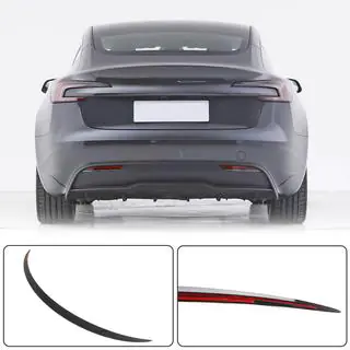 Спойлер V2 (2023+, Карбон) Tesla Model 3 2017- рр. фото 2