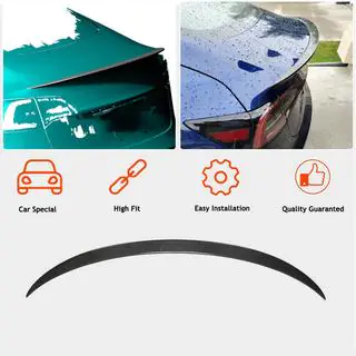 Спойлер V8 (2017-2023, Карбон) Tesla Model 3 2017- рр. фото 2