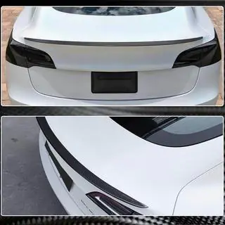 Спойлер V8 (2017-2023, Карбон) Tesla Model 3 2017- рр. фото 4