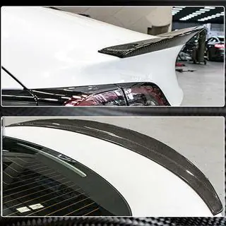 Спойлер V10 (2017-2023, Карбон) Tesla Model 3 2017- рр. фото 2