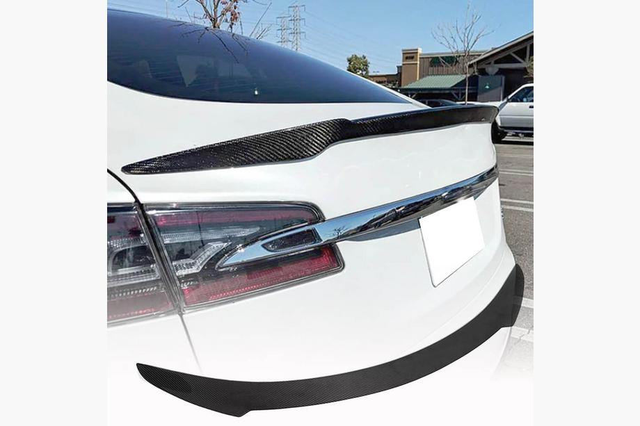 Tesla Model S 2012- рр. Спойлер V5 (Карбон, глянець) Image