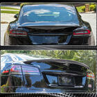 Tesla Model S 2012- рр. Спойлер V2 (Карбон) фото 17