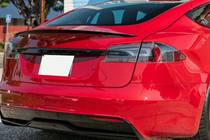 Tesla Model S 2012- рр. Спойлер V2 (Карбон) фото 15