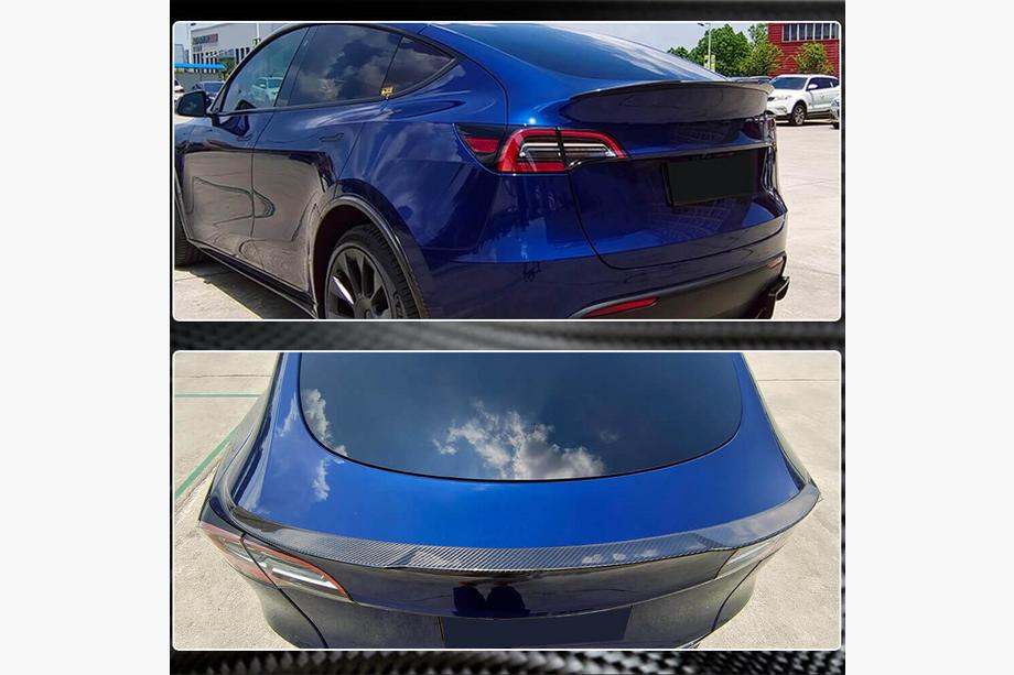 Tesla Model Y 2020- рр. Спойлер V3 (2020-2025, Карбон) Фото 6