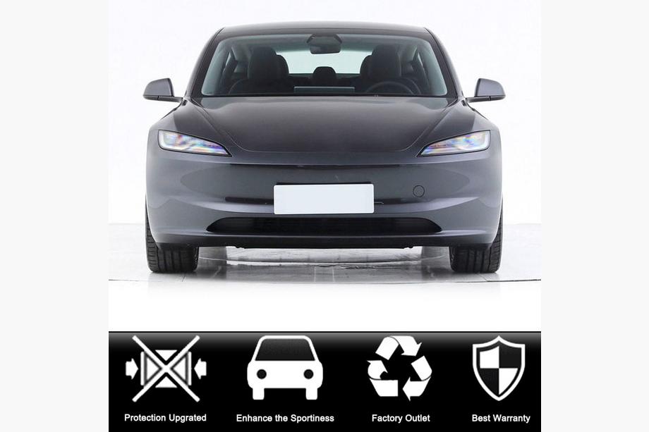 Tesla Model 3 2017- рр. Накладки на пороги V1 (2017-2023, Карбон) Фото 5