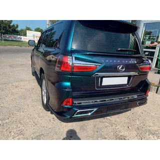 Задній дифузор TRD (2016-2022) Lexus LX570/450d 2008-2022 рр. фото 1