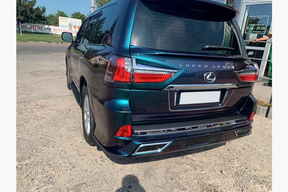 Lexus LX570/450d 2008-2022 рр. Задній дифузор TRD (2016-2022) Image