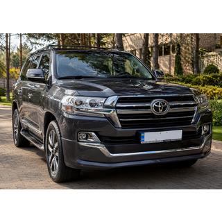 Передня накладка 2016↗ (Executive 2019) Toyota Land Cruiser 200 2007-2021 рр. фото 2