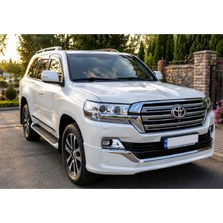 Передня накладка 2016↗ (Executive 2019) Toyota Land Cruiser 200 2007-2021 рр. фото 4