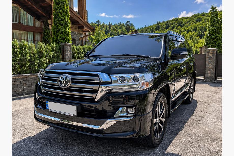 Toyota Land Cruiser 200 2007-2021 рр. Передня накладка 2016↗ (Executive 2019) Фото 3