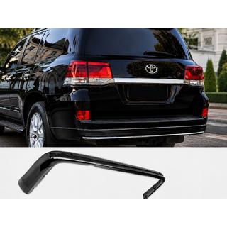 Задня накладка з хромом 2016-2021 (Executive 2019/2021) Toyota Land Cruiser 200 2007-2021 рр. фото 1