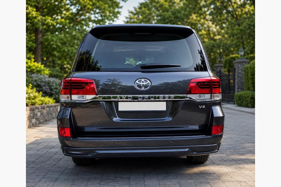 Toyota Land Cruiser 200 2007-2021 рр. Задня накладка 2016-2021 (Executive 2016) Фото 2