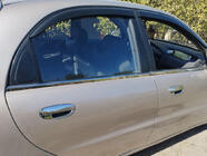 Chevrolet Lanos 1998-2017 рр. Окантовка вікон (4 шт, нерж) фото 1