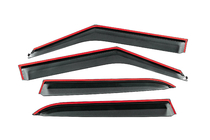 Chevrolet Trailblazer 2020- рр. Вітровики з хромованим молдингом Niken Luxury (4 шт) фото 4