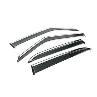 Вітровики з хромованим молдингом Niken Luxury (4 шт) фото 3