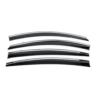 Вітровики з хромованим молдингом Niken Luxury (4 шт)