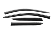 Kia Niro 2016- рр. Вітровики з хромованим молдингом Niken Luxury (2021-2023, 4 шт) фото 1