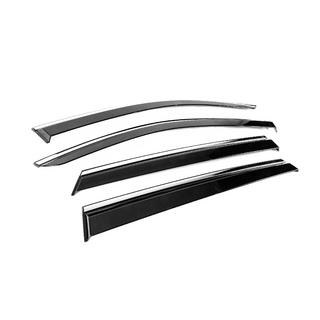 Вітровики з хромованим молдингом Niken Luxury (4 шт) фото 3