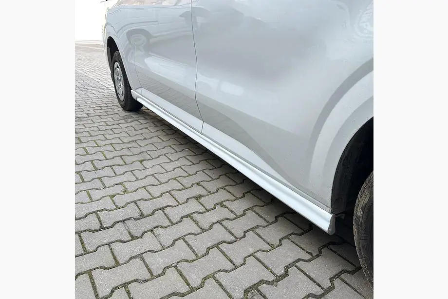 Ford Custom 2023- рр. Накладки на пороги (довга база, під фарбування) Фото 1