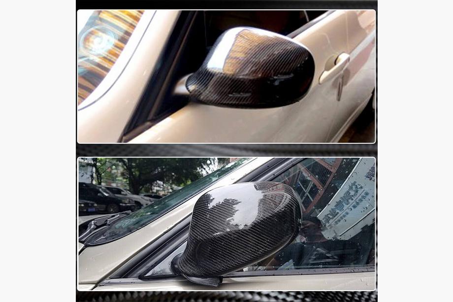 BMW 3 серія E90/E91 2005-2011 рр. Кришки дзеркала (для E90/E91 2008-2011, Карбон) Фото 4