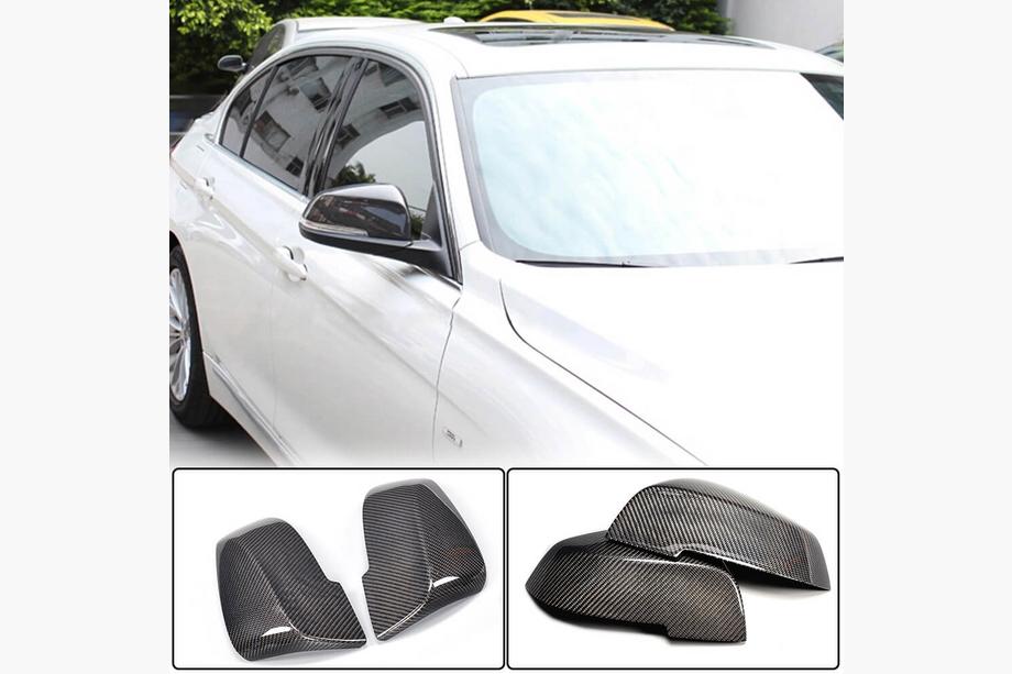 BMW 1 серія E81/E82/E87/E88 2004-2011 рр. Накладки на дзеркала Карбон V1 Image