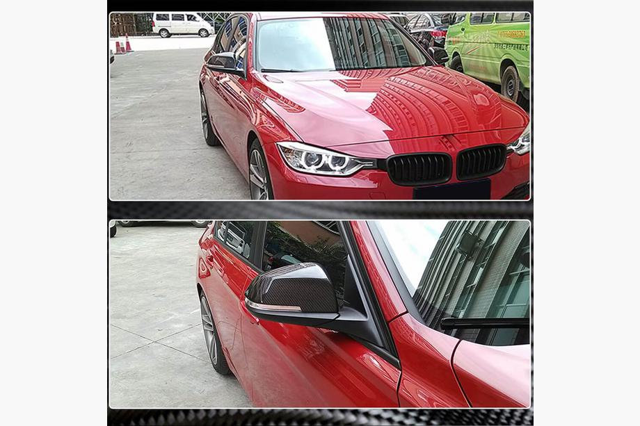 BMW 1 серія F20/F21 2011-2019 рр. Кришки дзеркал V2 (Карбон) Фото 3