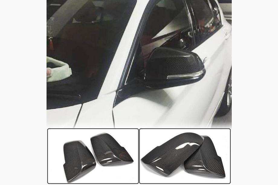 BMW 7 серія F01/F02 2008-2015 рр. Кришки дзеркал V3 (Карбон) Image