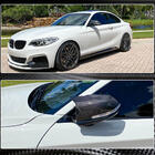 BMW X1 E84 2009-2015 рр. Кришки дзеркал (Карбон) фото 4