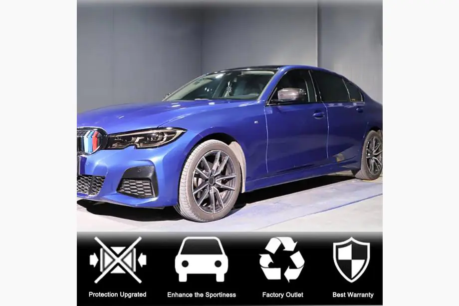 BMW 3 серія G20/G21 2018- рр. Накладки на дзеркала M-Look (Карбон) Фото 2
