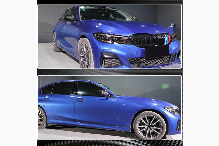BMW 3 серія G20/G21 2018- рр. Накладки на дзеркала M-Look (Карбон) Фото 3