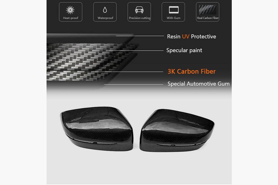 BMW 3 серія G20/G21 2018- рр. Кришки дзеркал Карбон V6 (2019-2022) Фото 8