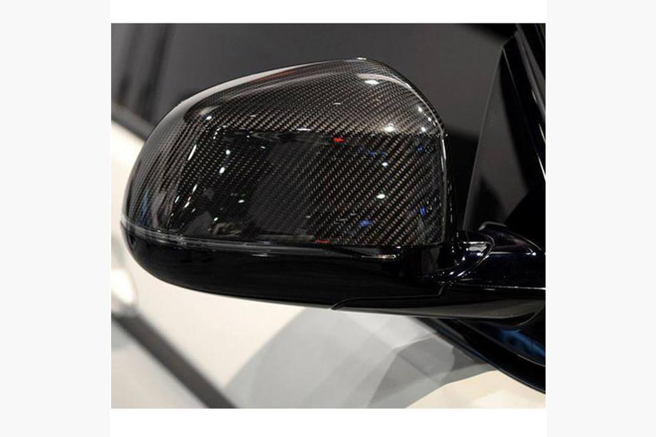 BMW X6 F16 2014-2019 рр. Кришки дзеркал (для F16, Карбон) Фото 3