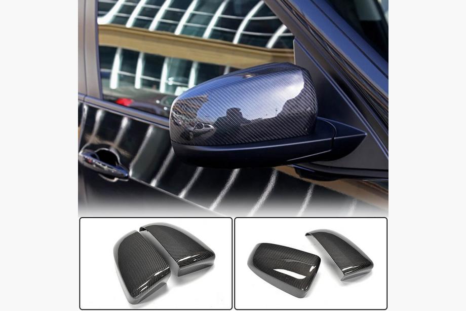 BMW X5 E70 2007-2013 рр. Кришки дзеркал (Карбон) Image