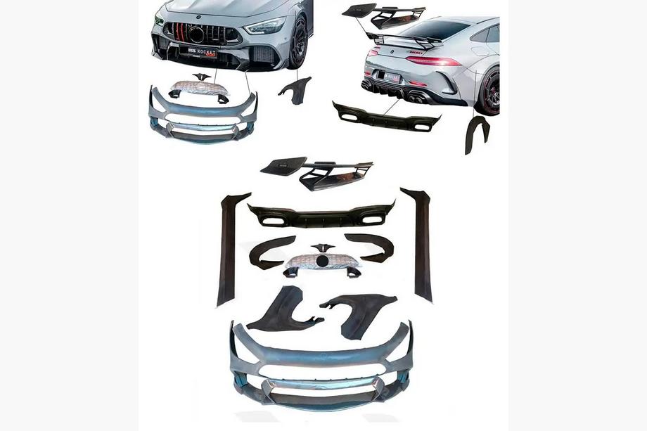 Mercedes AMG GT 4 X290 2018- рр. Комплект обвісів Rocket 900 Carbon (2018-2022) Фото 2