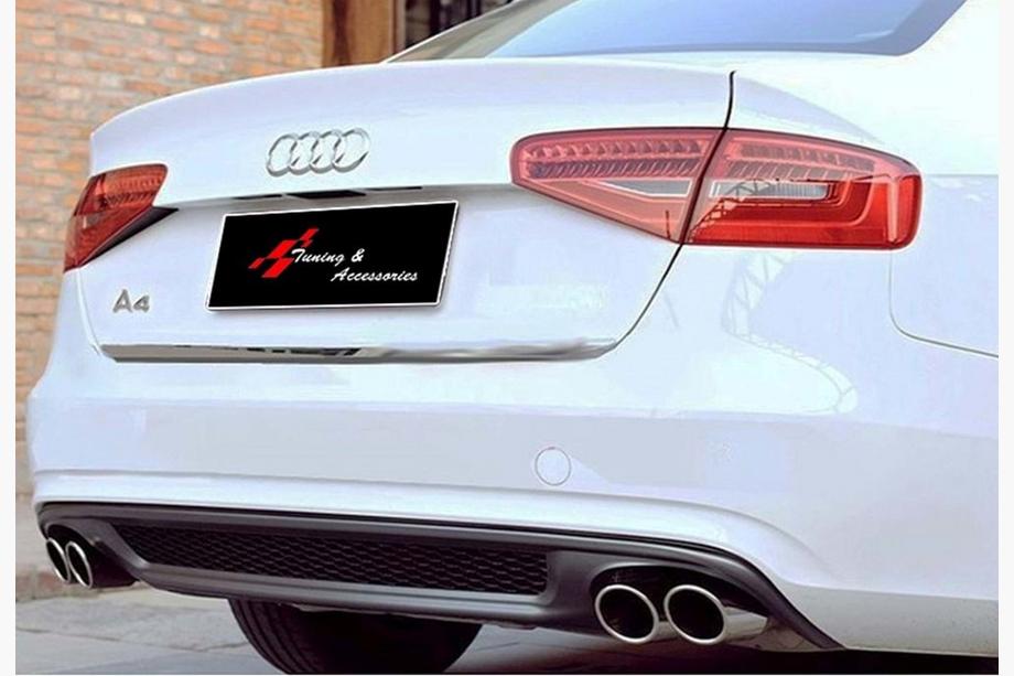 Audi A4 B8 2007-2015 рр. Дифузор заднього бампера DPT V2 (2012-2015) Image
